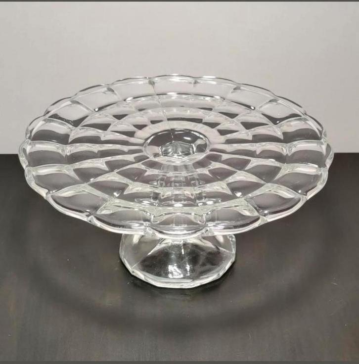Art-déco taartschotel, Antiek en Kunst, Antiek | Glaswerk en Kristal, Ophalen of Verzenden
