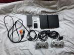 PS2-set met 2 controllers + 32 games, Ophalen, Gebruikt, Met 2 controllers