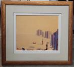 Armand VEREECKE, personages in een stad, Antiek en Kunst, Kunst | Schilderijen | Klassiek, Ophalen of Verzenden