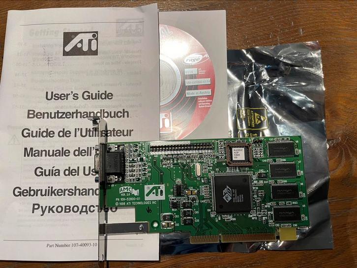 ATI 3D RAGE IIC 8MB AGP grafische kaarten, gloednieuw, Computers en Software, Vintage Computers, Ophalen of Verzenden