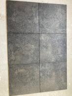 Lot zwarte vloertegels 35m2 45x45, Doe-het-zelf en Bouw, Tegels, Ophalen, Zo goed als nieuw, Vloertegels