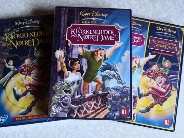 Disney dvd's de klokkenluider van de notre dame 1 & 2, Cd's en Dvd's, Dvd's | Tekenfilms en Animatie, Ophalen of Verzenden