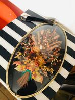 Vintage - Bolle Kader - Gedroogde bloemen, Enlèvement ou Envoi