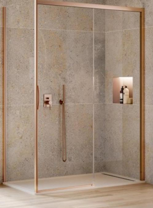 Duka Natura 4000 2-delige schuifdeur 120x200 cm en zijwand, Doe-het-zelf en Bouw, Sanitair, Nieuw, Douche, Glas, Ophalen