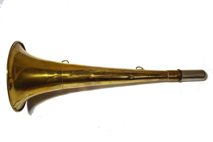 Vintage Franse SNCF treinstation  hoorn, Verzamelen, Spoorwegen en Tram, Gebruikt, Trein, Overige typen, Ophalen of Verzenden