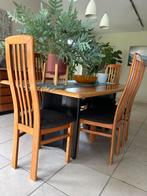 Eettafel met 6 stoelen, Huis en Inrichting, Complete eetkamers, Ophalen, Gebruikt