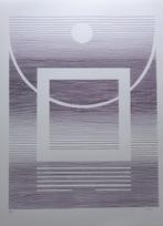 MICHEL SEUPHOR / HEXAGRAMMES YI-KING / ZW-W LITHO / 75x55cm, Antiek en Kunst, Ophalen of Verzenden