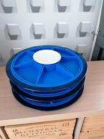 Tupperware hapjesschaal tapasschaal, 3 beschikbaar., Ophalen of Verzenden, Gebruikt, Blauw, Schaal