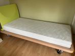 1 persoonsbed op grote wielen, Huis en Inrichting, Slaapkamer | Bedden, Ophalen, Gebruikt, 90 cm, Eenpersoons