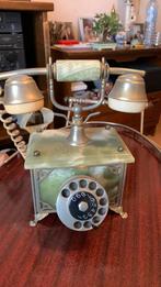 oude telefoon in marmer onyx vintage Victoriaanse telefoon, Ophalen of Verzenden