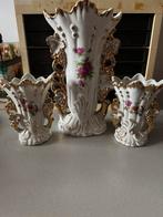 3 antiek porseleinen vazen, Antiek en Kunst, Ophalen of Verzenden