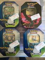 Pokemon kleine tins met 150 kaarten, Hobby en Vrije tijd, Ophalen of Verzenden, Zo goed als nieuw, Meerdere kaarten