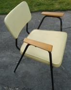 Chaise Meurop Pierre Guariche - Modèle M skaï jaune, Antiquités & Art, Enlèvement