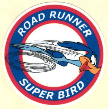 Road Runner Super Bird sticker #8 beschikbaar voor biedingen