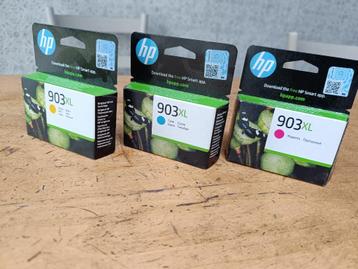 3 originele Hp inkt cartridges 903XL. (Nieuw!) beschikbaar voor biedingen