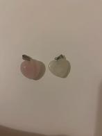 Geluks stenen  in hartjes vorm, Bijoux, Sacs & Beauté, Boucles d'oreilles, Neuf, Autres couleurs, Enlèvement, Avec pierre précieuse