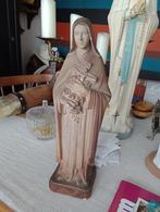 Gipsen beeld van Saint Thérèse Lisieux gesigneerd en genumme, Ophalen of Verzenden