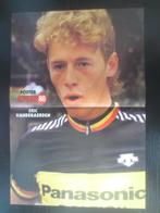 wielerposter 1985 team panasonic bk eric vanderaerden, Verzenden, Zo goed als nieuw