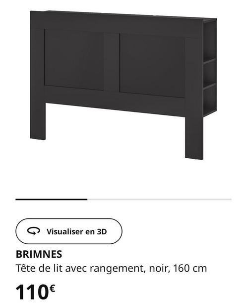 Tete de lit BRIMNES 160, Huis en Inrichting, Slaapkamer | Nachtkastjes, Nieuw