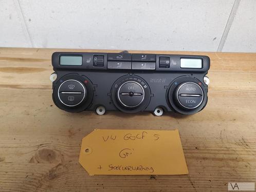 VW Golf 5 2003 - 2008 kachelbediening paneel stoelverwarming, Auto-onderdelen, Dashboard en Schakelaars, Volkswagen, Gebruikt