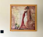 Kader - lijst met glas en fotoprent (+_75x75cm), Ophalen, Nieuw, 75 tot 100 cm, 75 cm of meer