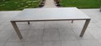 Tuintafel alu + keramisch topblad, Ophalen, Zo goed als nieuw, Rechthoekig, Aluminium