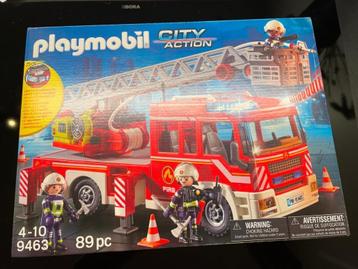 playmobil brandweer ladderwagen disponible aux enchères