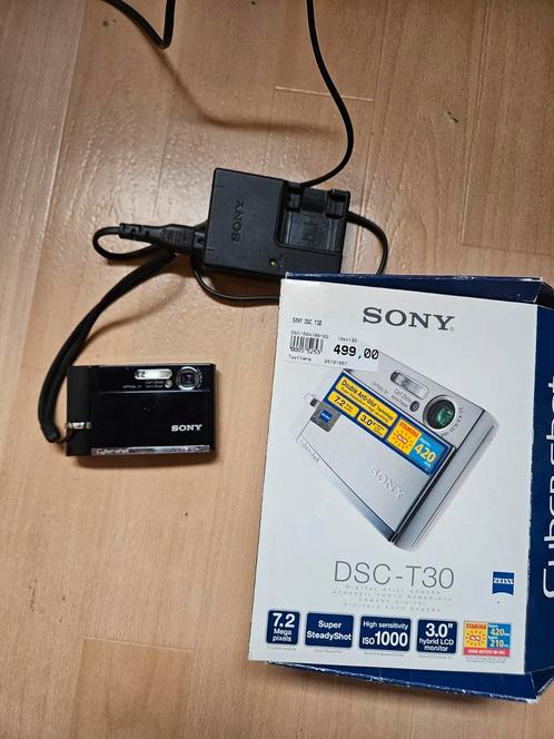 Sony DSC-T30 digitale compact camera, Audio, Tv en Foto, Fotocamera's Digitaal, Gebruikt, Compact, Sony, Minder dan 4 keer, Ophalen of Verzenden