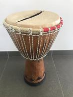 Professionele djembe 35 cm - vel te herstellen, Gebruikt, Ophalen