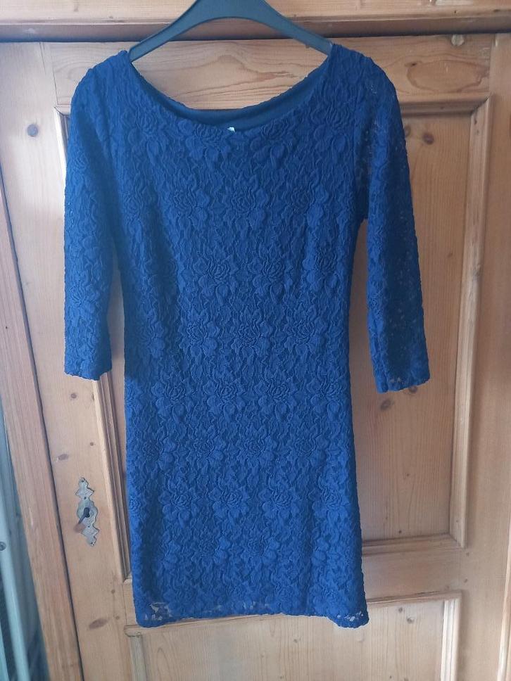 Mooie casual chique jurk, Kleding | Dames, Gelegenheidskleding, Blauw, Ophalen of Verzenden