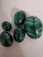 Malachieten eieren, Verzamelen, Mineralen en Fossielen, Ophalen of Verzenden