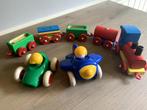 Houten Treintje, Enlèvement, Comme neuf, Jouet à Pousser ou Tirer