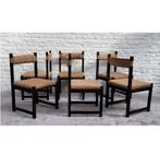 Set van 6 brutalistische stoelen Emiel Veranneman De Coene, Ophalen, Hout, Gebruikt, Overige kleuren