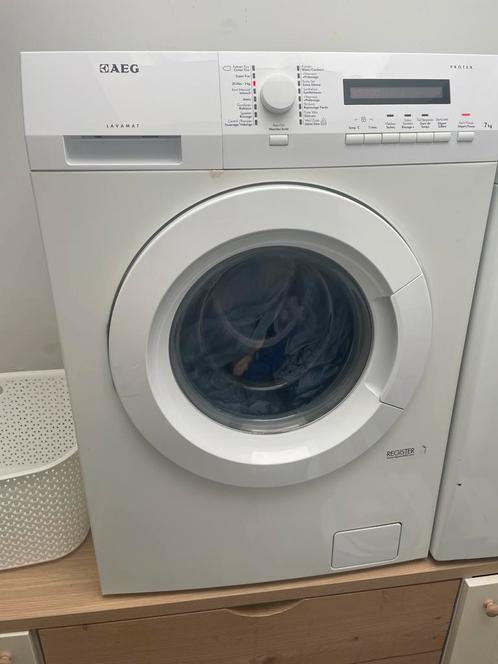A++ AEG L72470FL wasmachine 7kg 1400RPM Wit - wegens verhuis, Elektronische apparatuur, Wasmachines, Gebruikt, Voorlader, Ophalen