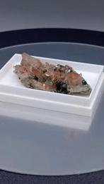 Bergkristal met chloriet Bierghes België 2012 (ref.nr.B01), Ophalen of Verzenden, Mineraal