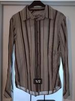 Chemise brun/vert/beige à carreaux ' Quiksilver ' L, Kleding | Heren, Overhemden, Ophalen of Verzenden, Gedragen, Beige, Halswijdte 41/42 (L)