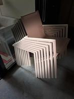 8 ultralichte terrasstoelen., Tuin en Terras, Ophalen, Nieuw, Aluminium