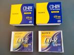 NIEUWE 12 CD-RW „SONY”, Herschrijfbaar, Cd, Nieuw, Ophalen of Verzenden