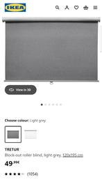 TRETUR Block-out roller blind, light grey, 120x195 cm, Ophalen of Verzenden, Nieuw