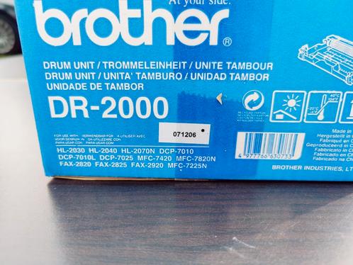 Brother DR-2000 tambour (d'origine), Informatique & Logiciels, Fournitures d'imprimante, Neuf, Toner, Enlèvement ou Envoi