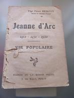 Jeanne d'Arc 1412 - 1431 - 1920 Mgr Henri Debout Paris, Antiquités & Art, Enlèvement ou Envoi