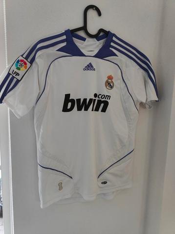 Real Madrid 2007 Adidas S thuisshirt authentieke vintage!