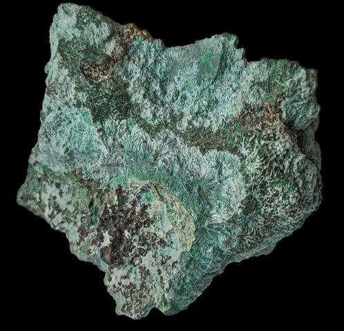 **TOP** Groot PLANCHEIET + MALACHIET stuk uit D.R. CONGO., Verzamelen, Mineralen en Fossielen, Mineraal, Ophalen of Verzenden