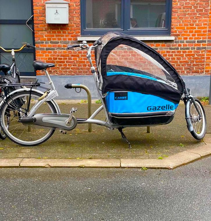 bakfiets, Fietsen en Brommers, Fietsen | Bakfietsen, Zo goed als nieuw, Gazelle, Ophalen