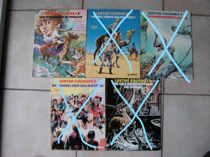 Strip “Lester Cockney” - Een hongaarse in pendjab., Livres, BD, Comme neuf, Une BD, Enlèvement ou Envoi