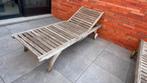 Twee teak ligbedden, Ophalen, Gebruikt, Hout