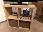 Kallax kast van Ikea in perfecte staat met 2 mandjes, Enlèvement, Comme neuf