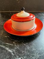 Botervloot Sphinx serial rood servies, Ophalen