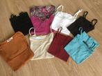 8 topjes diverse kleuren, Ophalen, Gedragen, Maat 38/40 (M), Zonder mouw