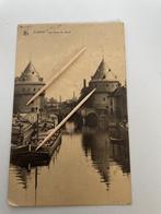 Postkaart Kortrijk Les tours du Broel, Ophalen of Verzenden, 1920 tot 1940, Gelopen, West-Vlaanderen